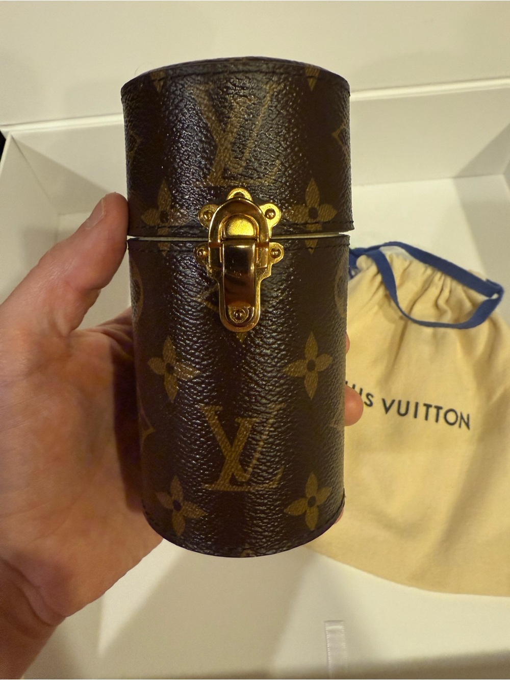 100% authentic  Louis Vuitton travel case 100ml